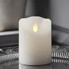 Star Trading LED-Kerze Twinkel Wachs 7,5x7,5x10cm weiß, Produktbild-Vorschau 5