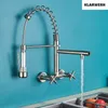 KLARWERK® Björn | Gastronomie Armatur Wandmontage Silber Produktbild-Vorschau 2