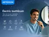 Brosse à dents électrique sonique noire avec écran LED, Voir les images du produit 11