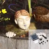 Solar Wasserspeier-Set „Kopf & Hände“ aus Keramik – Produktbild-Vorschau 1