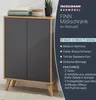 FACKELMANN FINN Badmöbel Set 2 Teile / Doppel-Midischrank Produktbild-Vorschau 2
