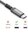 deleyCON 2x 1m USB C Ladekabel (60W Schnellladekabel) PD3.0 Produktbild-Vorschau 4