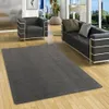 Velours Teppich Joy Meliert Anthrazit, Größe:200x200 cm Produktbild-Vorschau 1