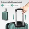 FCH 4-dielny Sada kufrov ABS s 360° kolieskami, tyrkysová, Náhľad obrázku produktu 5