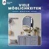 VBChome Oval Spiegel 80 x 40 cm Schwarz Produktbild-Vorschau 8