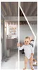 fliegengitter balkontür ohne bohren 95x210cm,weiss Produktbild-Vorschau 1