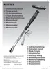 A torque wrench and its accessories are shown on a light gray background, with multilingual instructions listed on the left and right sides. Anteprima dell’immagine prodotto