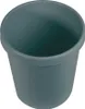 A close-up, overhead view of a gray trash can. Podgląd zdjęcia produktu