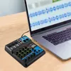 Mini mikser audio DJ Soundboard Console System 5-kanałowe Podgląd zdjęcia produktu 9