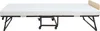 A folding bed with a mattress and a headboard, shown from the side. Produktbild-Vorschau