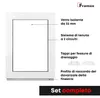 Finestra da cantina Framex - Vetro fisso (Fib) Bianco 50 x Anteprima dell’immagine prodotto 3