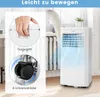 COSTWAY Mobile Klimaanlage 9000BTU 2,5KW, Kühlen Produktbild-Vorschau 8