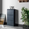 gowoll Schuhschrank Schmal Schuhregal Metall Hoch Produktbild-Vorschau 2