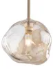 Hängeleuchte Metall Rauchglas D: 15 cm H: max. 150 cm Beige Produktbild-Vorschau 1