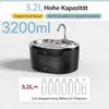 3.2 L Automatický kočičí fontánka z nerezové oceli, černá, Náhled obrázku produktu 4