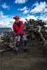 Fleece-Sweatshirt Mit Verstärkungen, Rot-Schwarz, "2Xl", Produktbild-Vorschau 2
