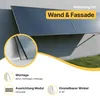Balkonkraftwerk 1000W Solaranlage mit Wand/Gartenhaus Produktbild-Vorschau 3