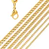 DonDon® Herren Halskette Panzerkette Edelstahl goldfarben Produktbild-Vorschau 1