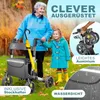 KESSER® Rollator Aluminium faltbar, höhenverstellbar & bis Produktbild-Vorschau 3