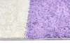 Shaggy Teppich Mehrfarbig Flieder Grau Creme – moderner Produktbild-Vorschau 6