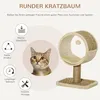 PawHut Katzenkratzbaum Klein Katzenspielzeug Katzenbaum Produktbild-Vorschau 4