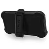 A black OtterBox Defender Series case for an Apple iPhone 11, shown from the back with a belt clip attached. Voir les images du produit