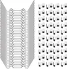 120x Gewächshaus Klammern Edelstahl, Extra Stark, Sturmfest Produktbild-Vorschau 1
