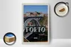 Holzschild Reise 12x18cm Porto Portugal Brücke Ponte Dom Produktbild-Vorschau 2