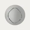 HOMLA Beistelltisch SERENZA, verchromt, Glas, grau, 50 x 35 Produktbild-Vorschau 3