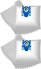 Two stacks of vacuum cleaner bags on a white background. Produktbild-Vorschau