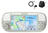 Per Fiat 500 2007-2015, autoradio da 2+64 GB con CarPlay, Anteprima dell’immagine prodotto 1