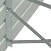 vidaXL Lit surélevé de jardin Acier galvanisé 129x129x77 cm Voir les images du produit 13