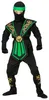WIDMANN Kinderkostüm Kombat Ninja Overall schwarz/grün Produktbild-Vorschau 1