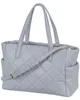 Elegante graue Damenhandtasche mit recyceltem Material und Produktbild-Vorschau 8