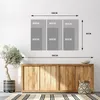 LUMASOUL Quadro su 3 tele, quadro con motivo naturale su Anteprima dell’immagine prodotto 4