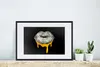MuchoWow® MuchoWow® Gerahmtes Poster Lippen - Geld - Produktbild-Vorschau 4