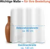 2er Set Schlaufenschal Voile 245 cm weiß transparent : 245 Produktbild-Vorschau 5