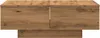 A wooden coffee table with two drawers. Voir les images du produit
