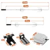 Set de brochettes en acier inoxydable 117 cm avec moteur, Voir les images du produit 2
