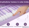 Pianoforte digitale COSTWAY a 61 tasti con cuffie, leggio, Anteprima dell’immagine prodotto 7