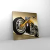 Bild auf Leinwand - Leinwandbild - Motorrad Chrom Rad - Produktbild-Vorschau 4