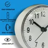 Mini-Wanduhr mit Saugnapf, beschlagfrei, wasserdicht, für Produktbild-Vorschau 5