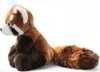A plush toy red panda sitting on a white background. Voir les images du produit