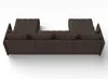 AX LIVING Canapé panoramique convertible Veliro canapé en u Voir les images du produit 4
