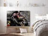 Italienischer Leinwand Leinwandbild - Pensive Monkey (1 Produktbild-Vorschau 4