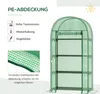 Outsunny Foliengewächshaus Balkon mit 4 Ablagen Mini Produktbild-Vorschau 4