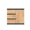 KOMTO Kommode mit 3 Schubladen und Türen – Komodenschrank Produktbild-Vorschau 5