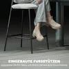 HOMCOM 2er-Set Barhocker, Bistrohocker mit Fußstütze, Produktbild-Vorschau 5