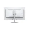 The back of a white computer monitor on a white background. Podgląd zdjęcia produktu