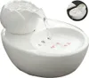 katzenbrunnen keramik Pet Wasserspender - Lotus Vertikale Produktbild-Vorschau 3